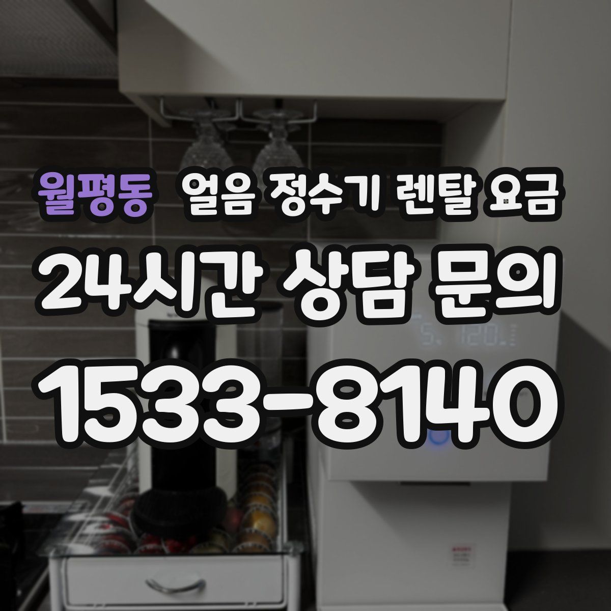 월평동 얼음 정수기 렌탈 요금