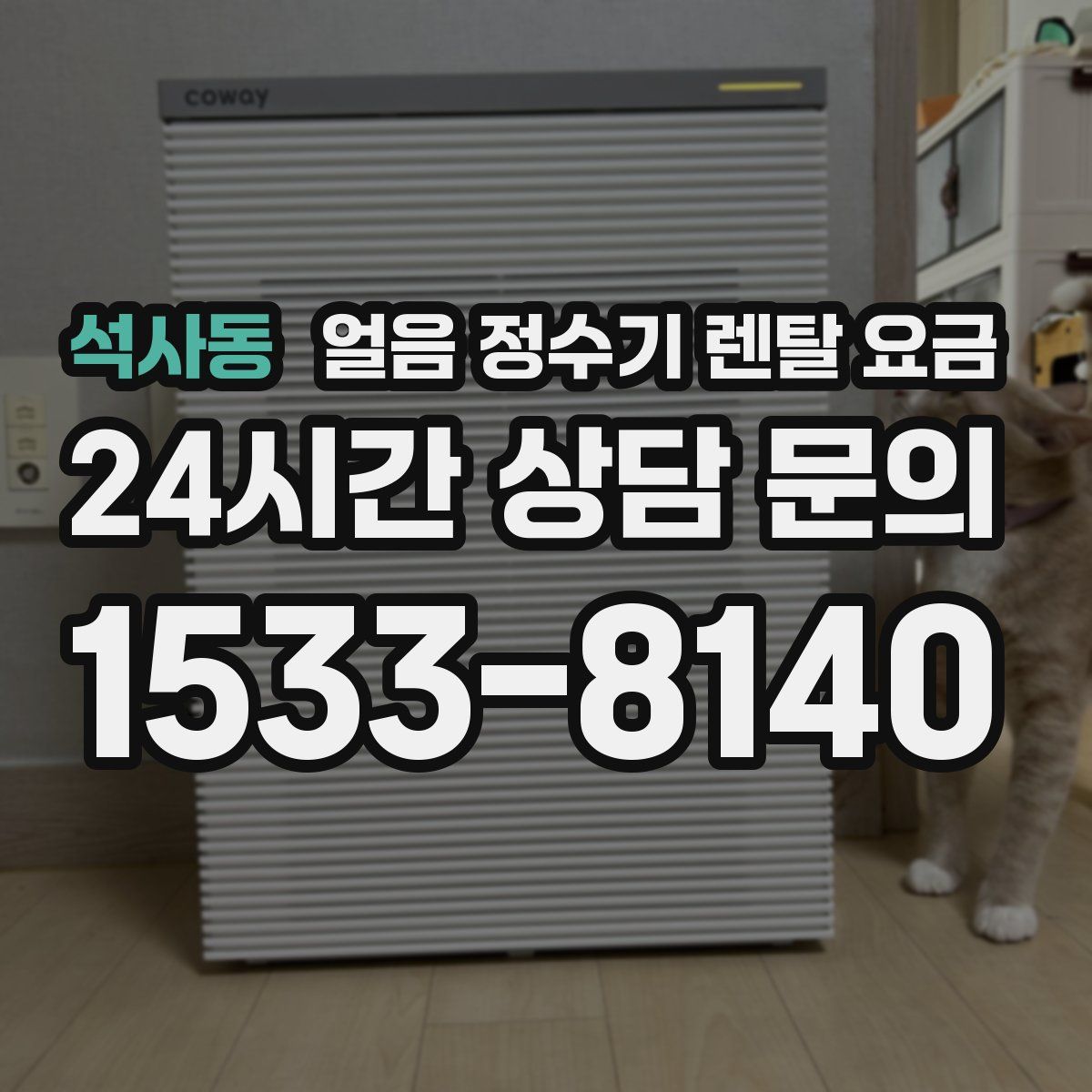 석사동 얼음 정수기 렌탈 요금