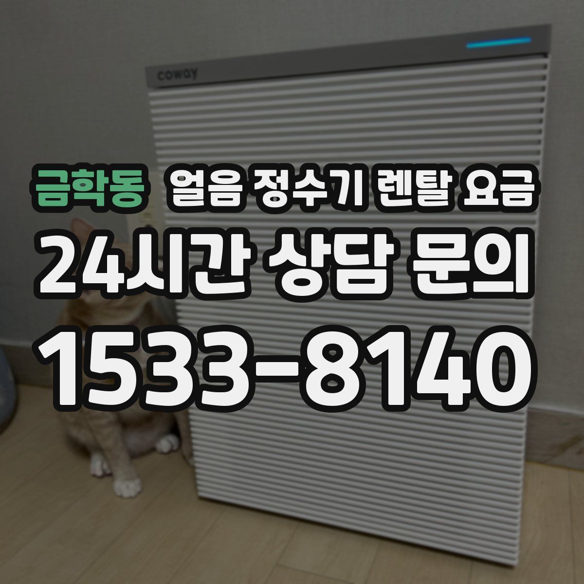 금학동 얼음 정수기 렌탈 요금