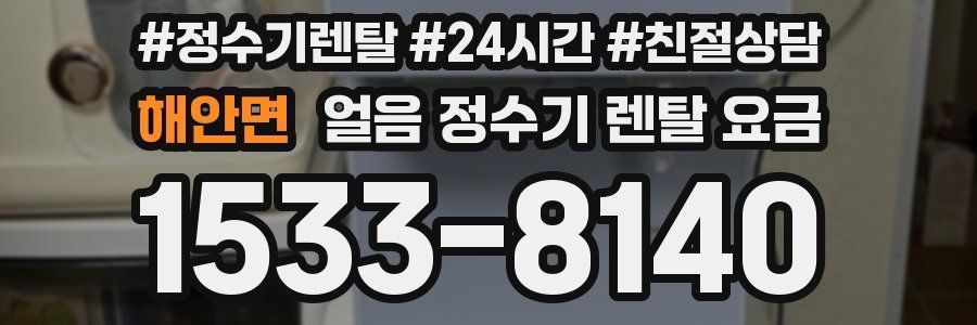 해안면 얼음 정수기 렌탈 요금