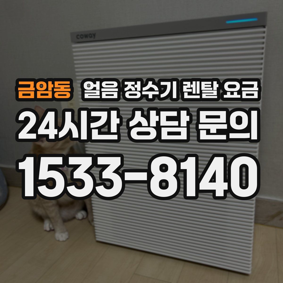 금암동 얼음 정수기 렌탈 요금