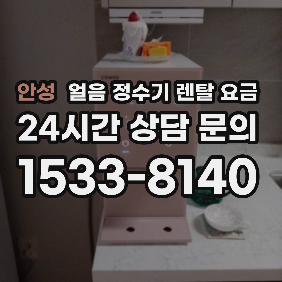 안성 얼음 정수기 렌탈 요금