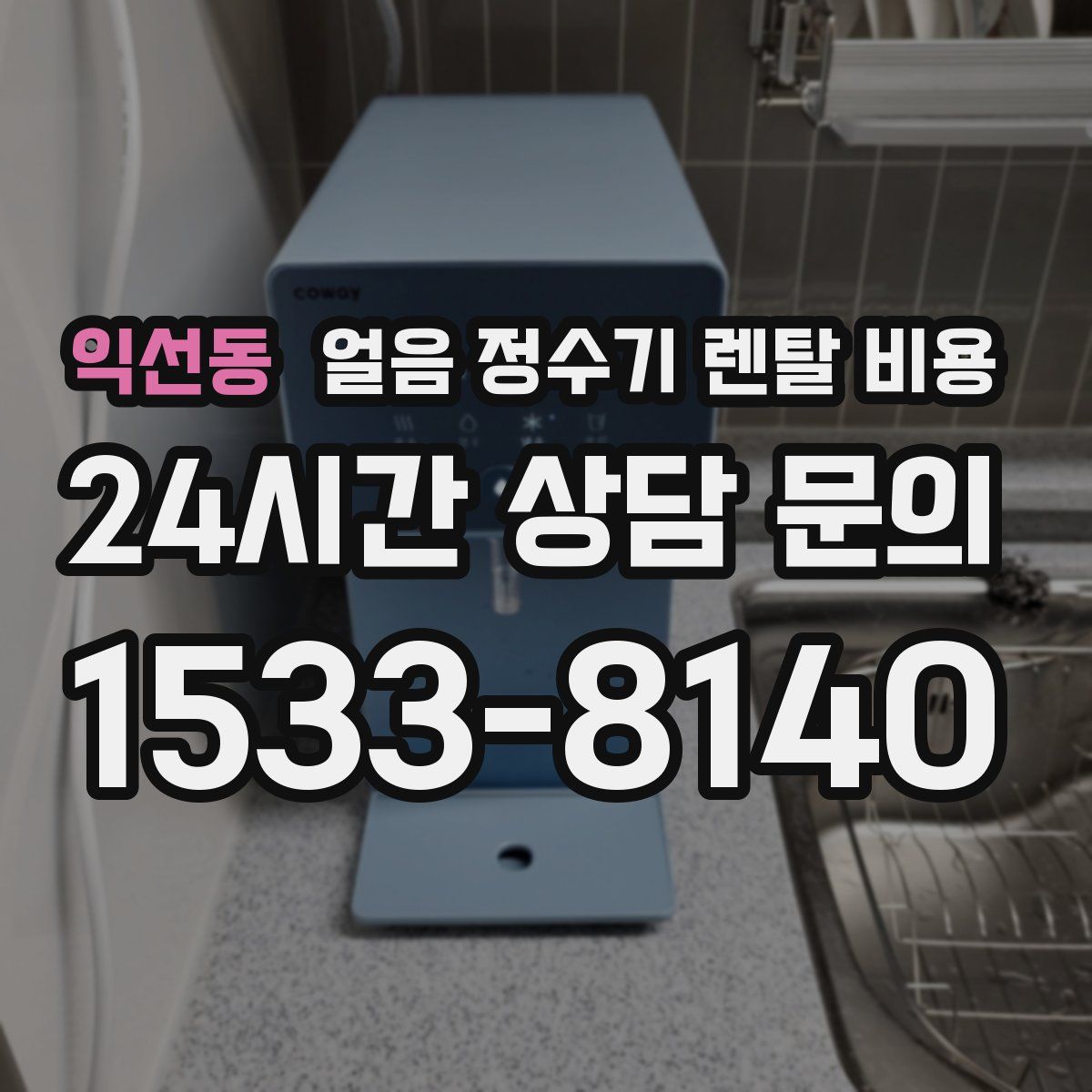 익선동 얼음 정수기 렌탈 비용