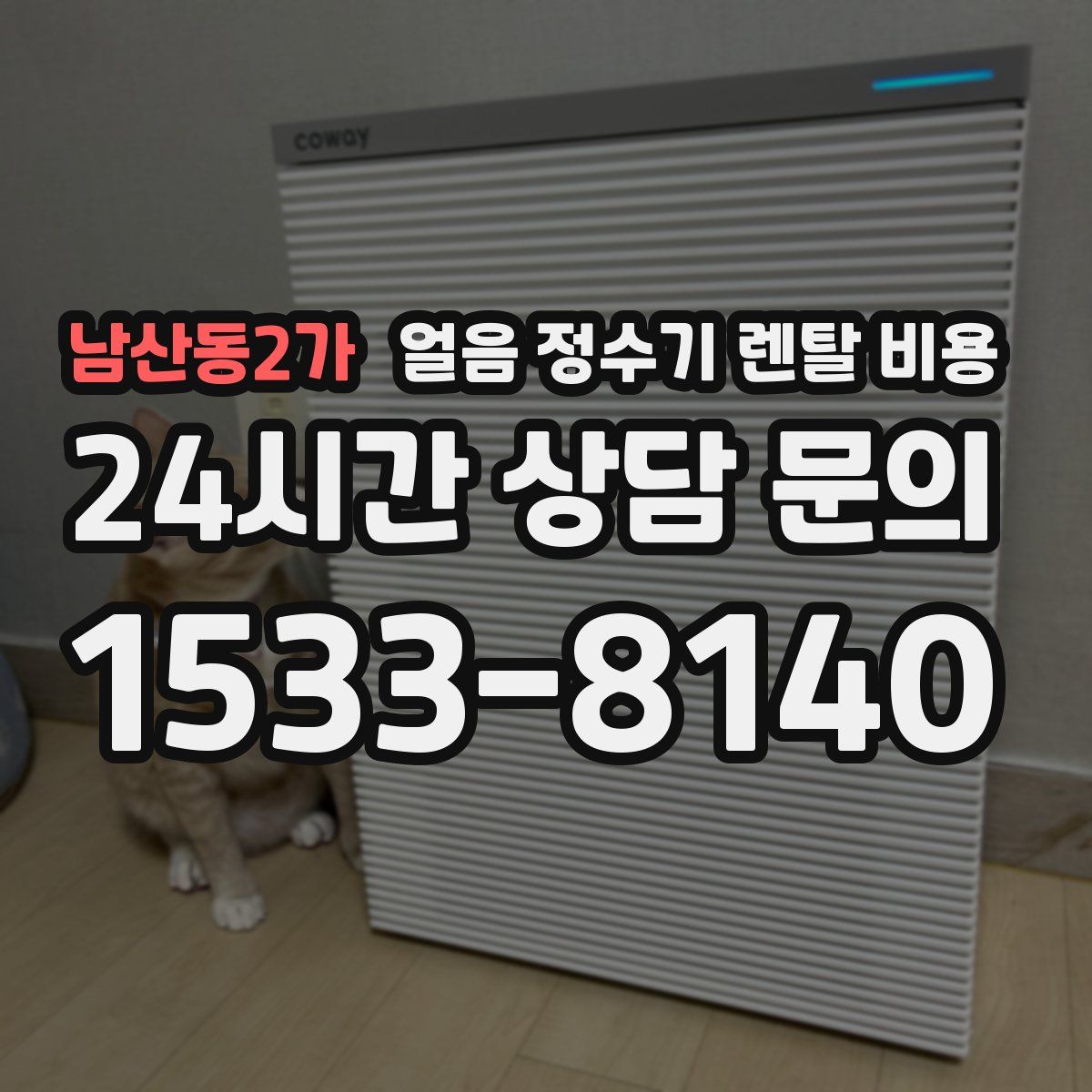 남산동2가 얼음 정수기 렌탈 비용