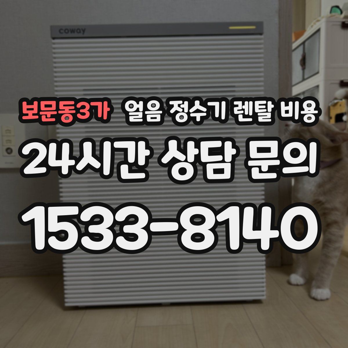 보문동3가 얼음 정수기 렌탈 비용