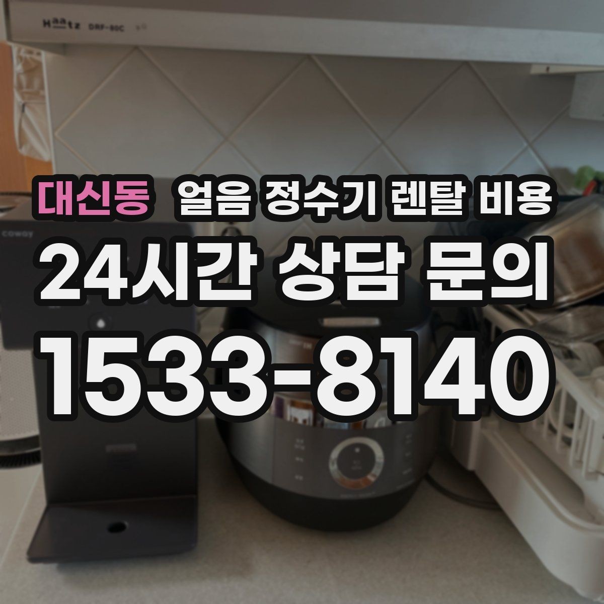 대신동 얼음 정수기 렌탈 비용 일반 정수기보다 비싼 이유는 무엇일까