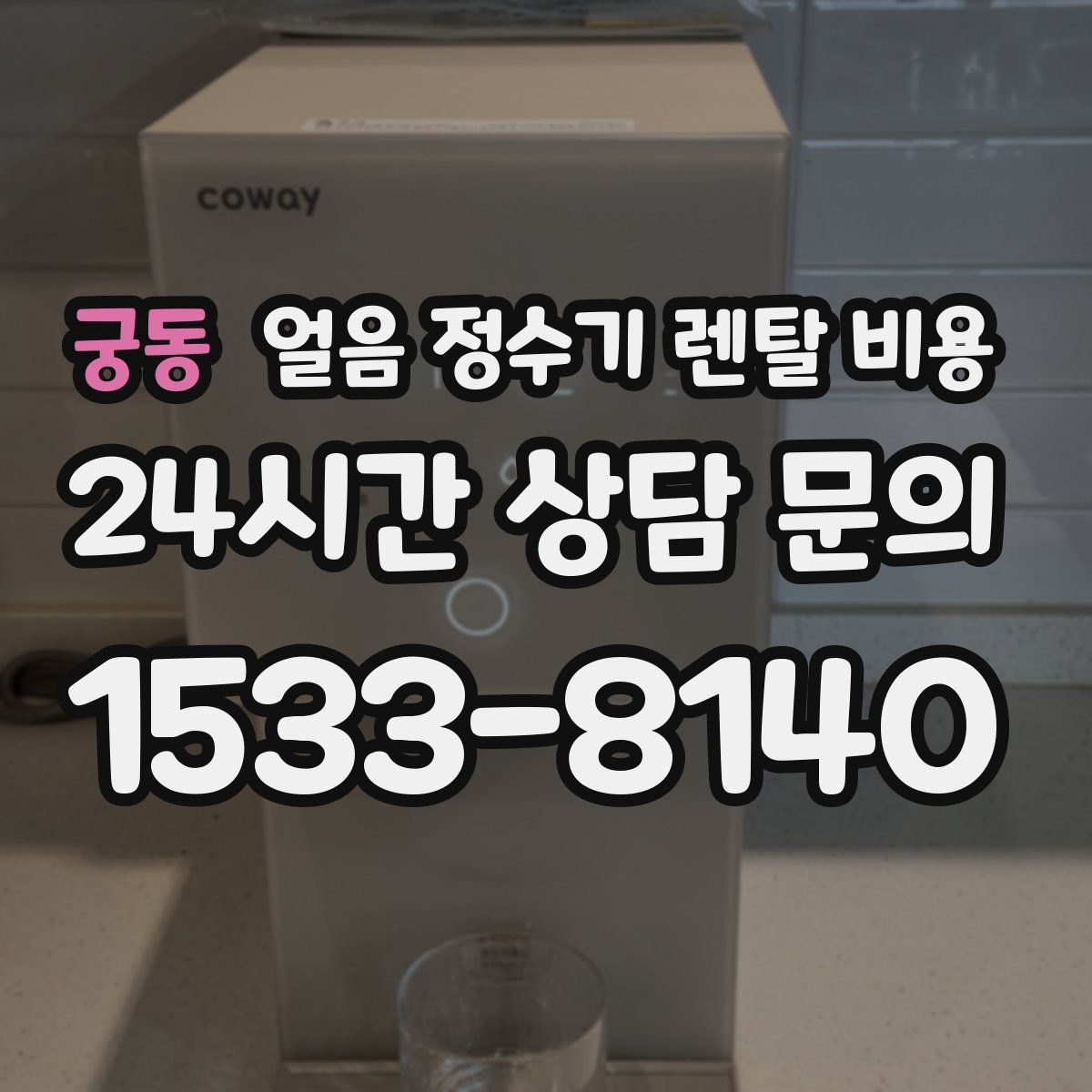 궁동 얼음 정수기 렌탈 비용