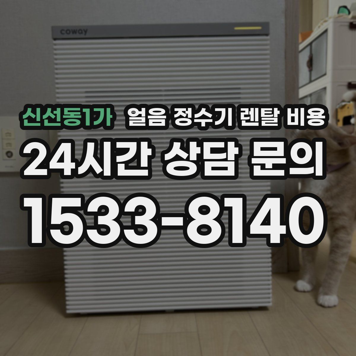 신선동1가 얼음 정수기 렌탈 비용