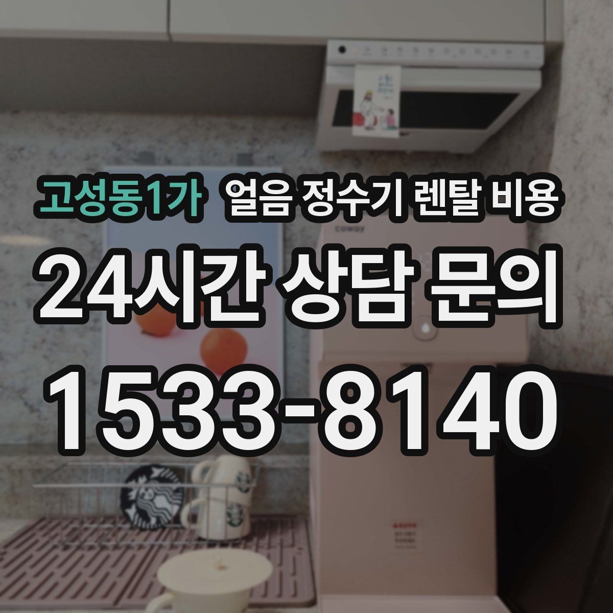 고성동1가 얼음 정수기 렌탈 비용 우리 집에 맞는 제품 찾는 방법