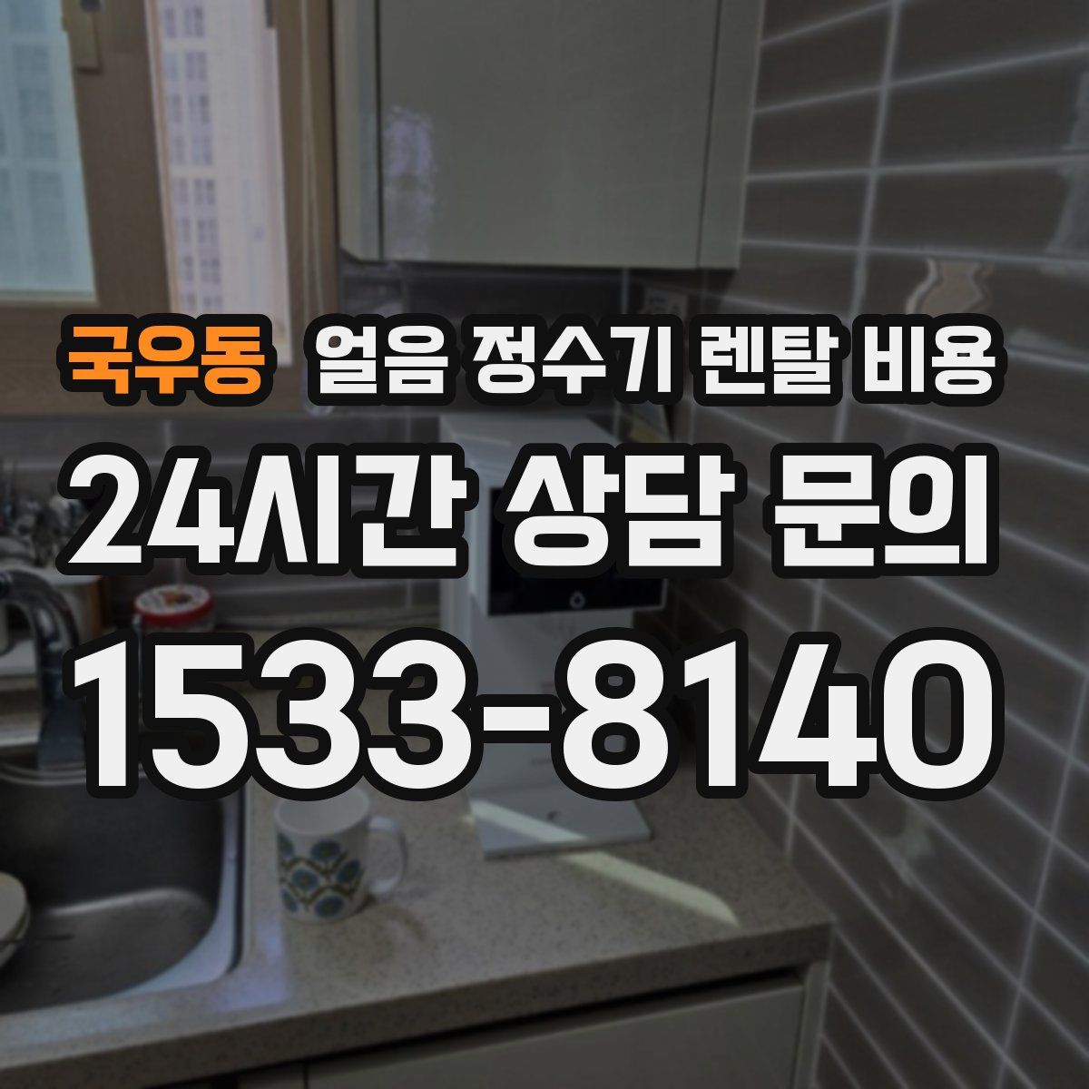 국우동 얼음 정수기 렌탈 비용