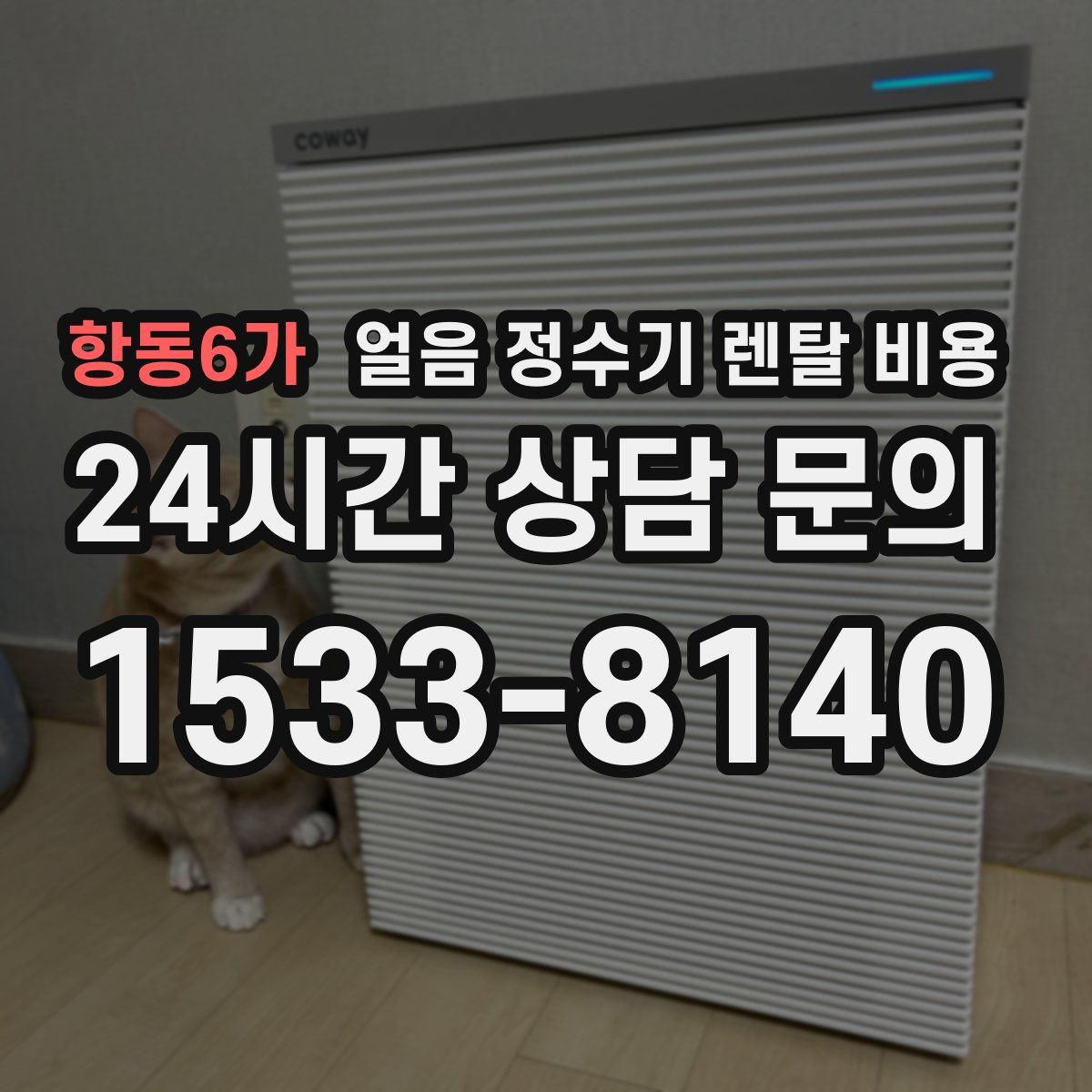 항동6가 얼음 정수기 렌탈 비용