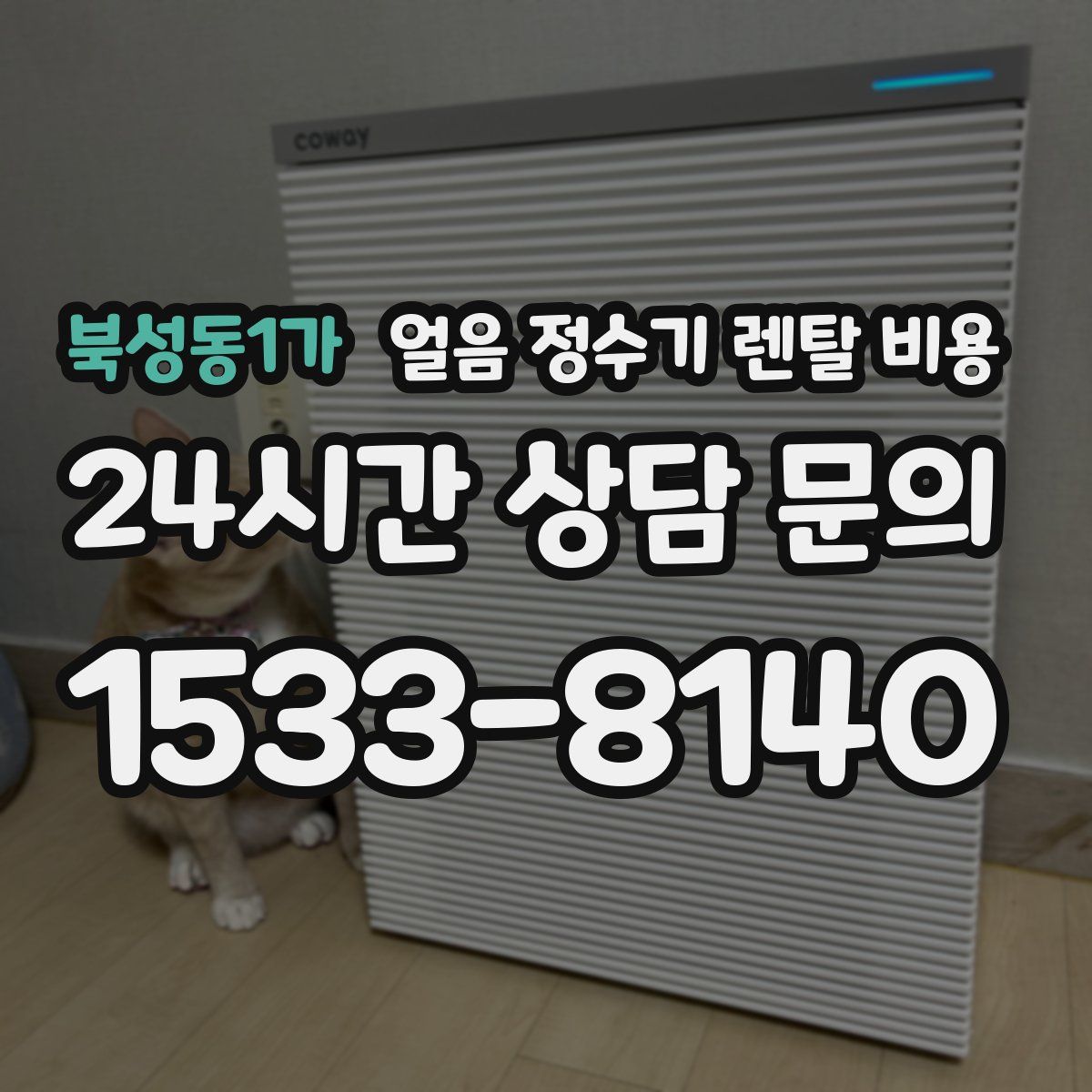 북성동1가 얼음 정수기 렌탈 비용