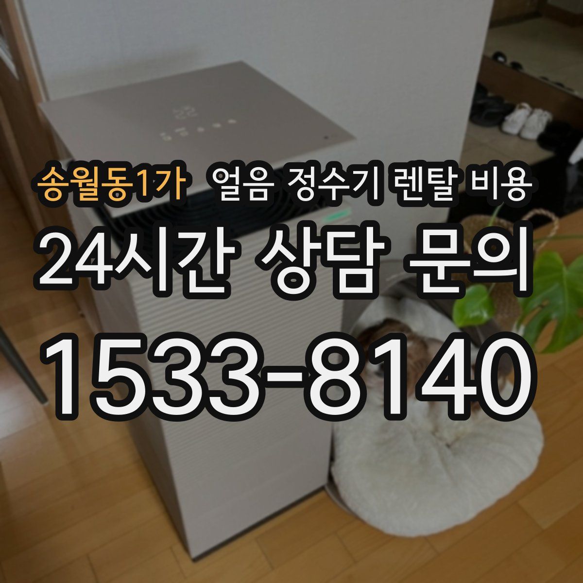 송월동1가 얼음 정수기 렌탈 비용