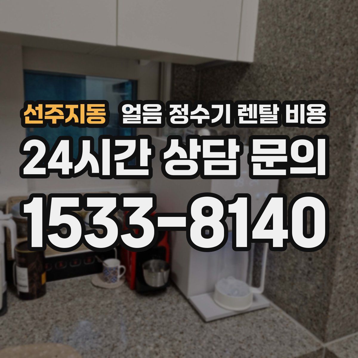 선주지동 얼음 정수기 렌탈 비용