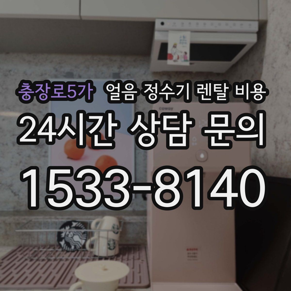 충장로5가 얼음 정수기 렌탈 비용 얼음 기능이 중요한 집의 특징
