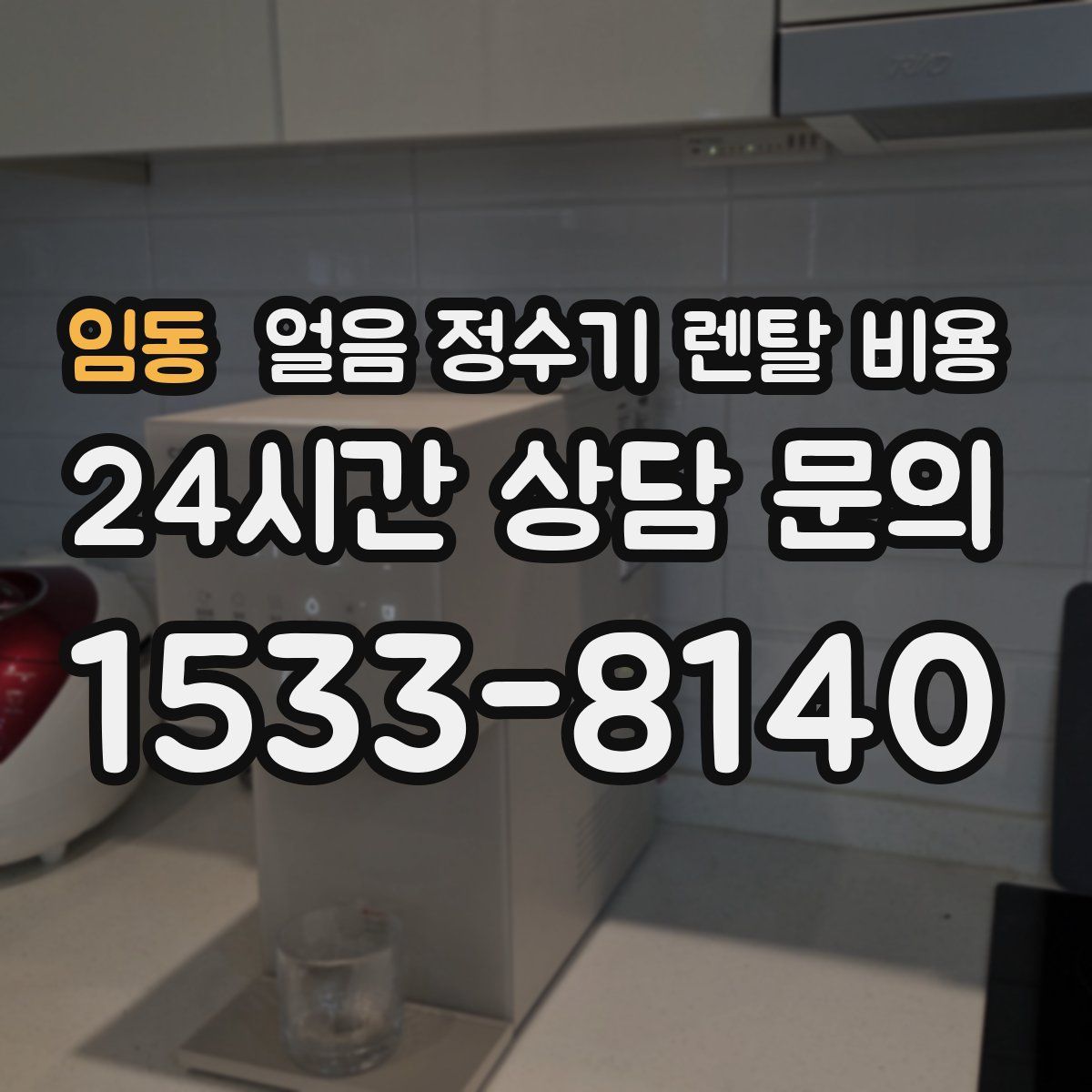 임동 얼음 정수기 렌탈 비용