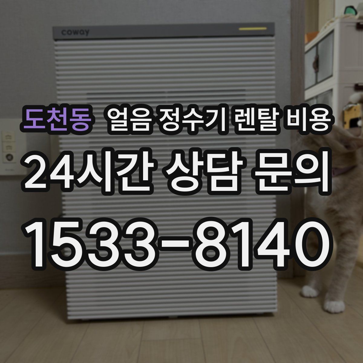 도천동 얼음 정수기 렌탈 비용