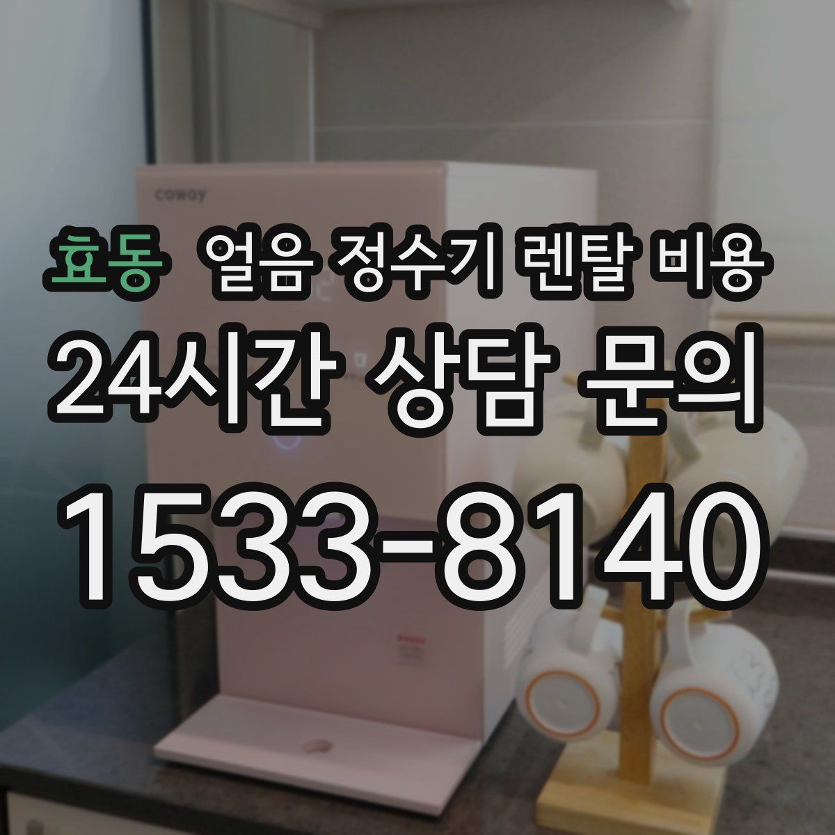 효동 얼음 정수기 렌탈 비용