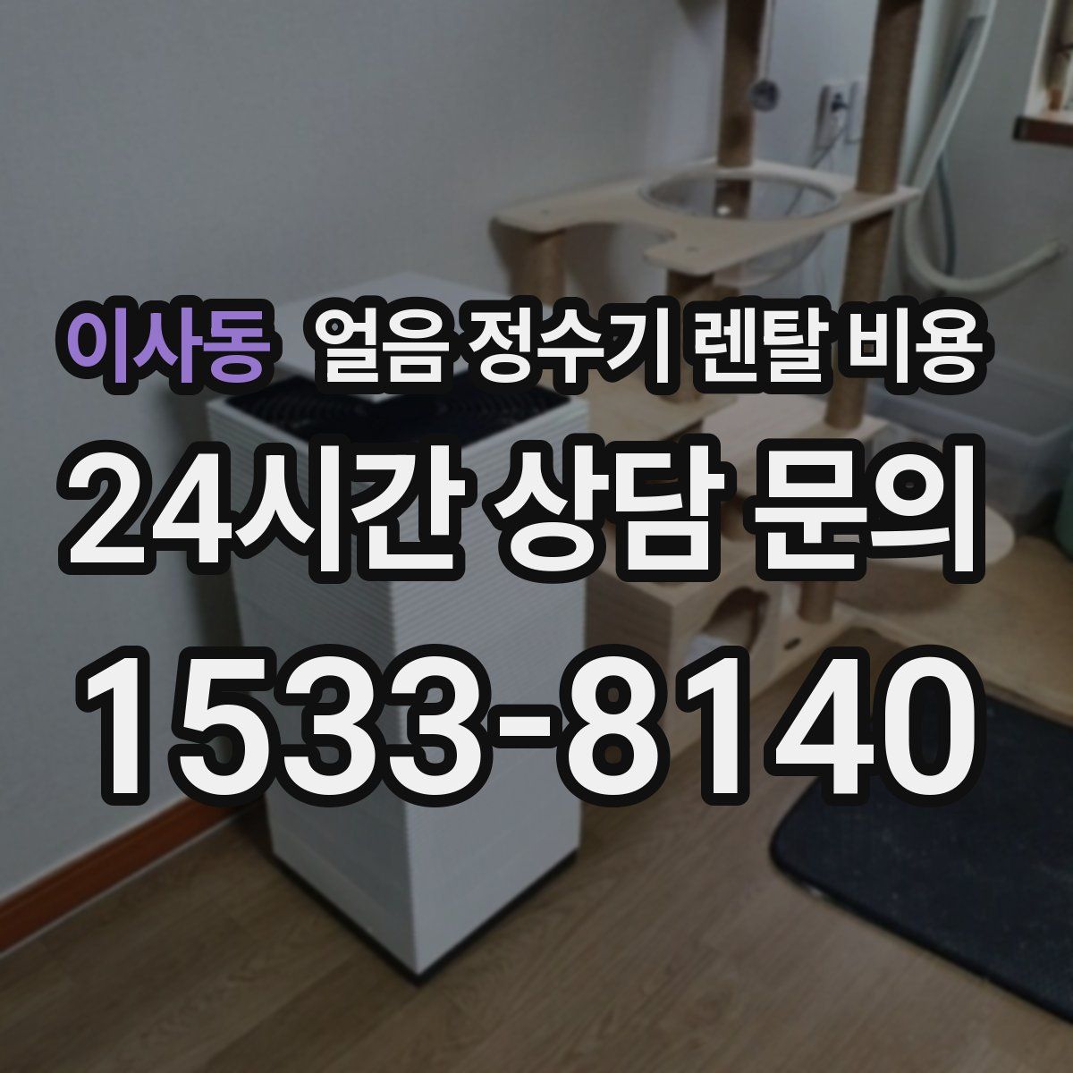 이사동 얼음 정수기 렌탈 비용