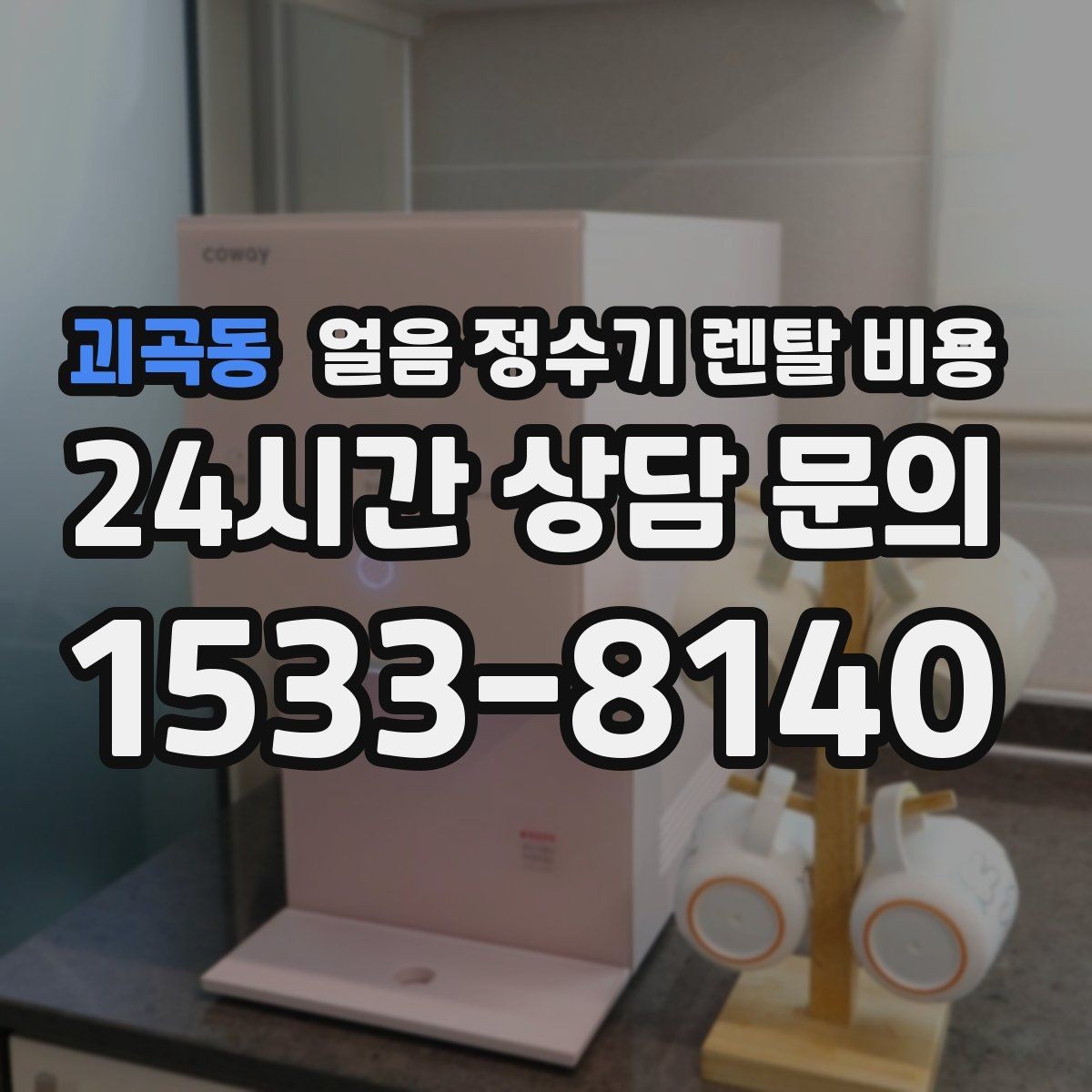 괴곡동 얼음 정수기 렌탈 비용 냉수보다 얼음을 자주 쓰는 집의 기준