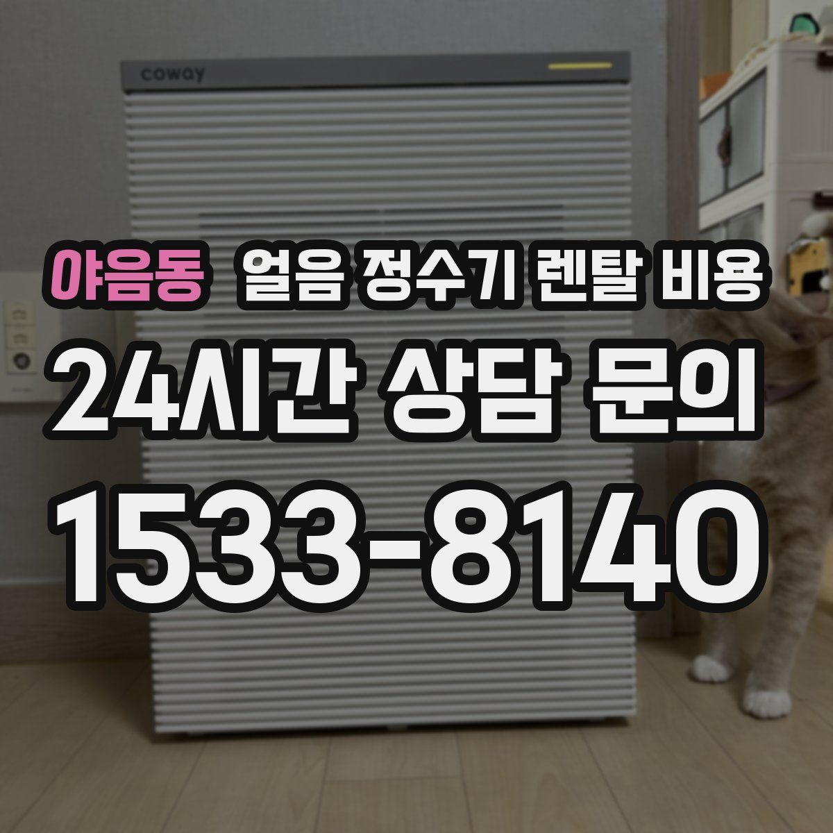 야음동 얼음 정수기 렌탈 비용