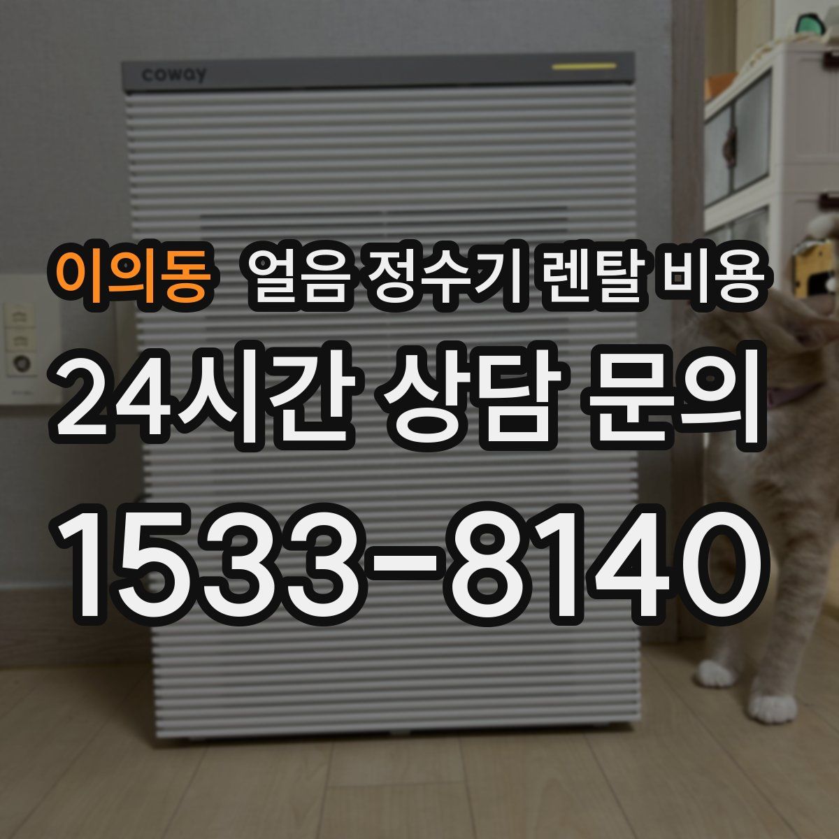 이의동 얼음 정수기 렌탈 비용