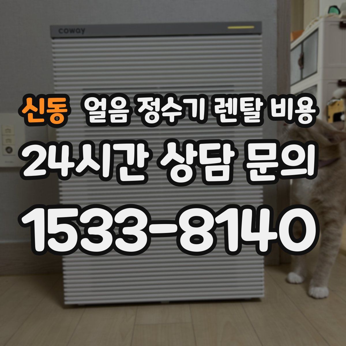 신동 얼음 정수기 렌탈 비용