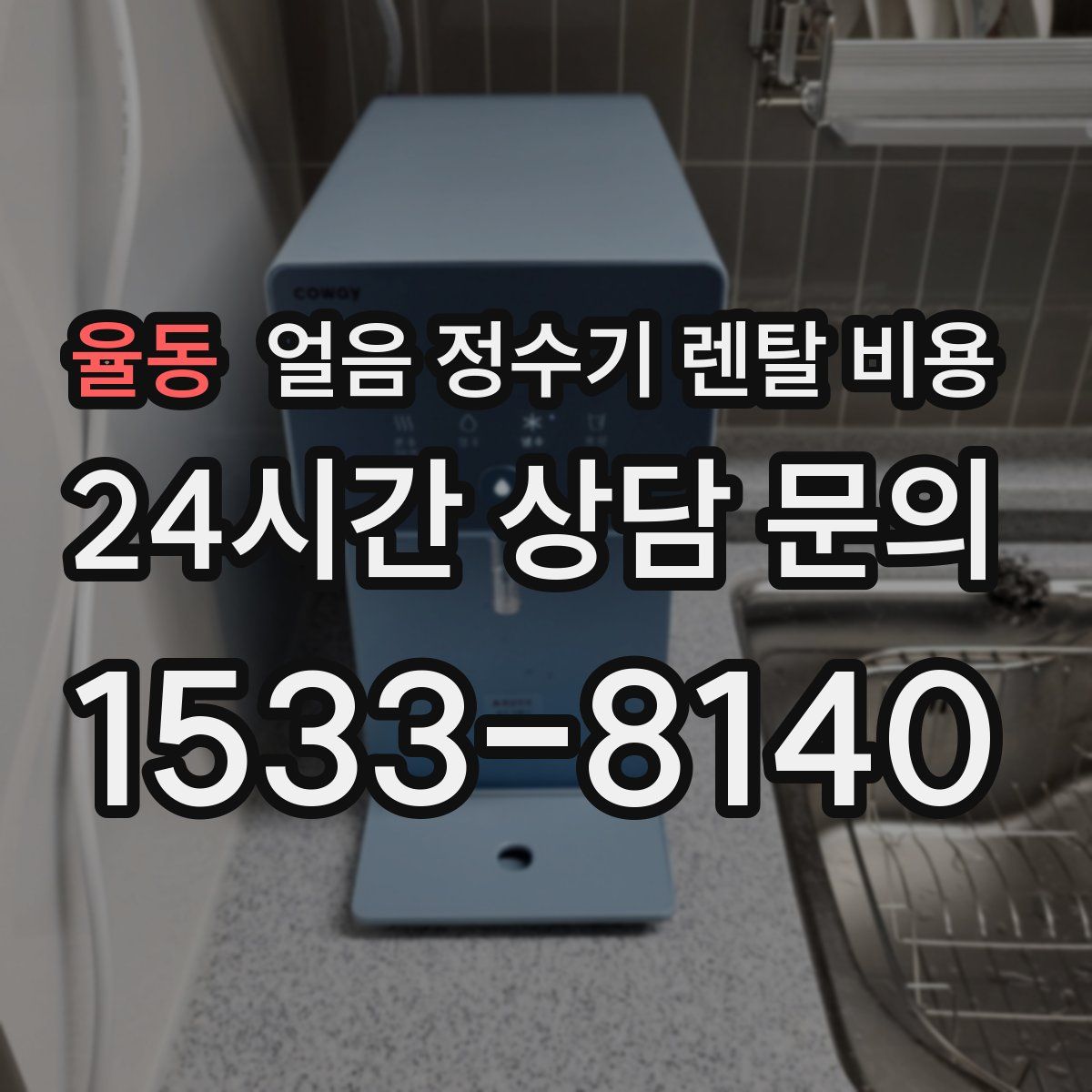 율동 얼음 정수기 렌탈 비용