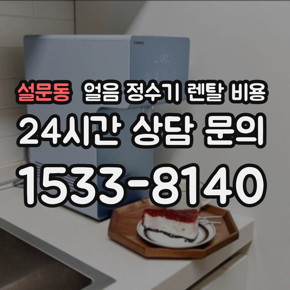 설문동 얼음 정수기 렌탈 비용