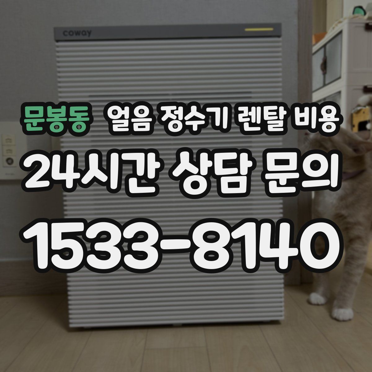 문봉동 얼음 정수기 렌탈 비용