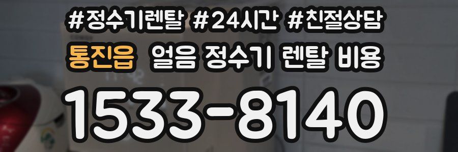 통진읍 얼음 정수기 렌탈 비용