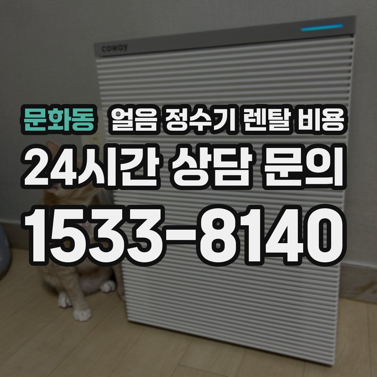 문화동 얼음 정수기 렌탈 비용