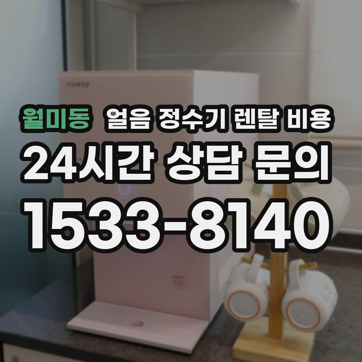 월미동 얼음 정수기 렌탈 비용