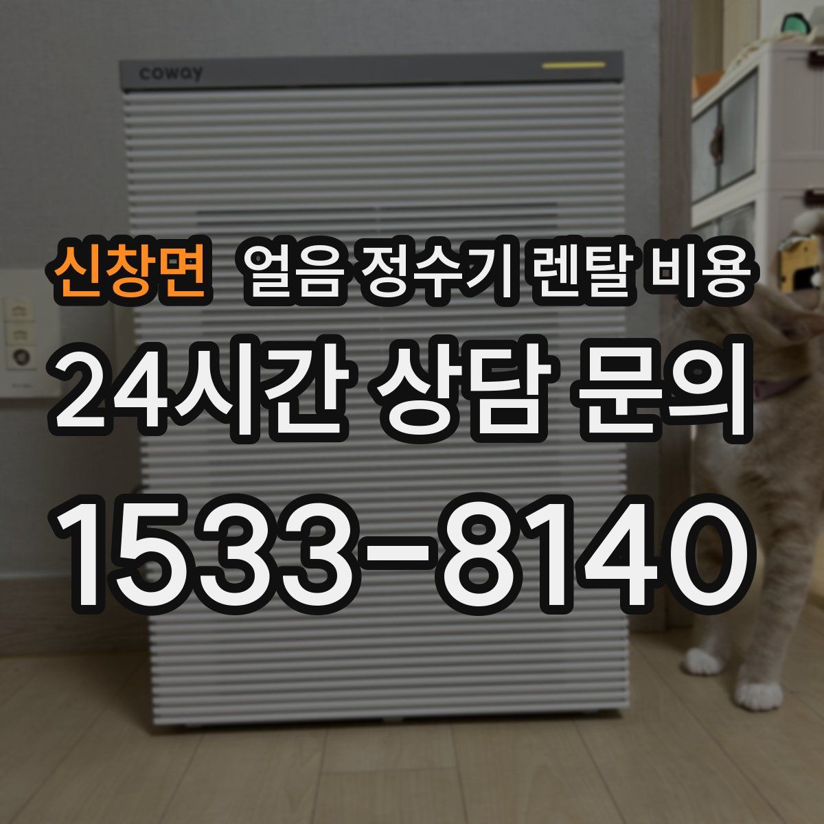 신창면 얼음 정수기 렌탈 비용