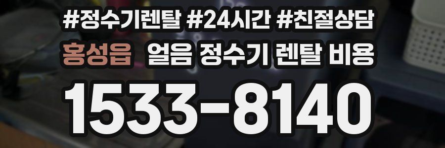 홍성읍 얼음 정수기 렌탈 비용