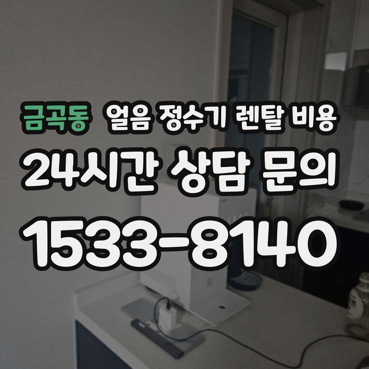 금곡동 얼음 정수기 렌탈 비용
