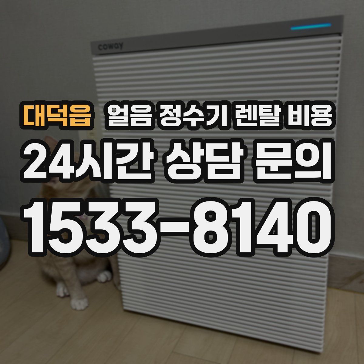 대덕읍 얼음 정수기 렌탈 비용