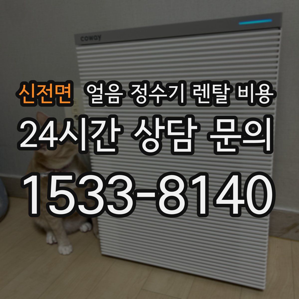 신전면 얼음 정수기 렌탈 비용
