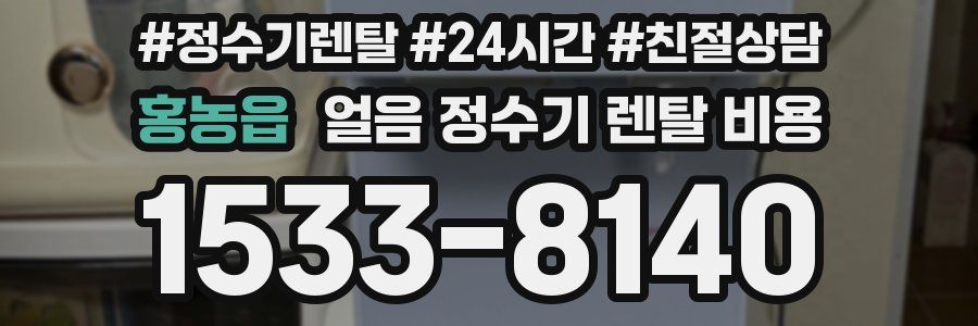 홍농읍 얼음 정수기 렌탈 비용