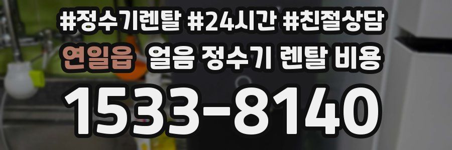 연일읍 얼음 정수기 렌탈 비용