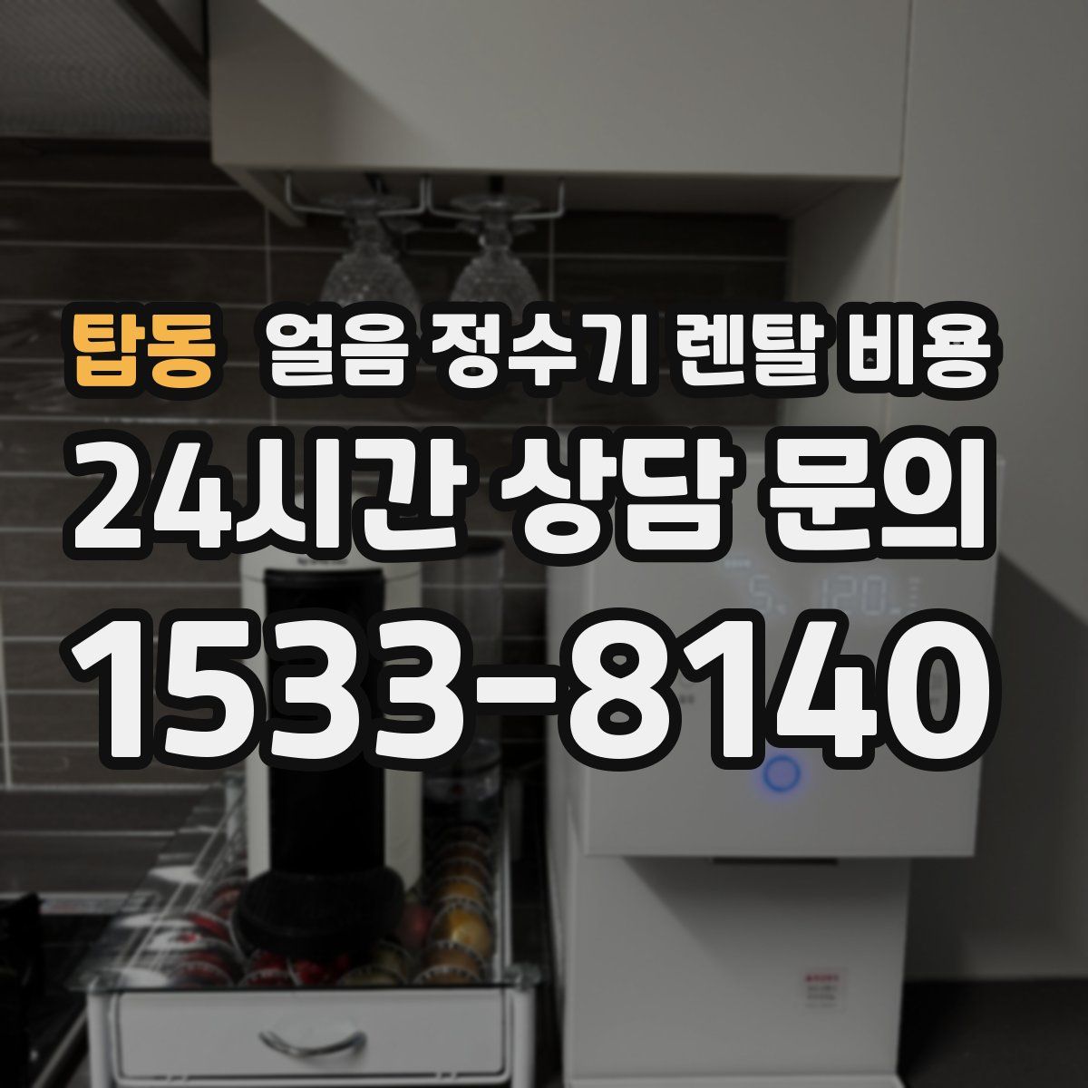 탑동 얼음 정수기 렌탈 비용