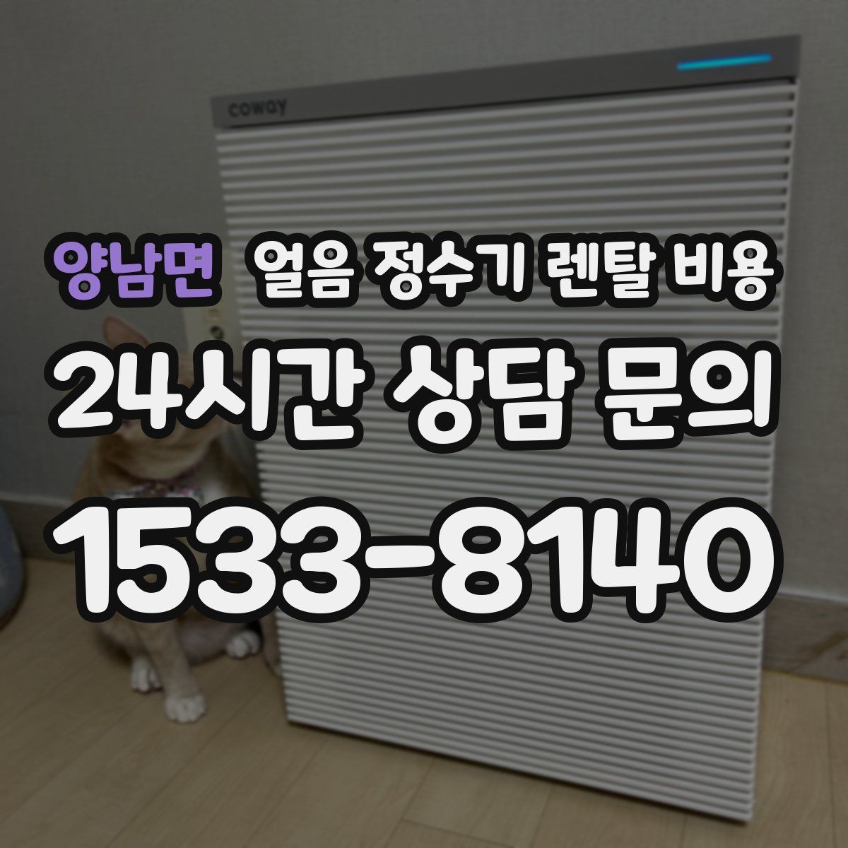 양남면 얼음 정수기 렌탈 비용