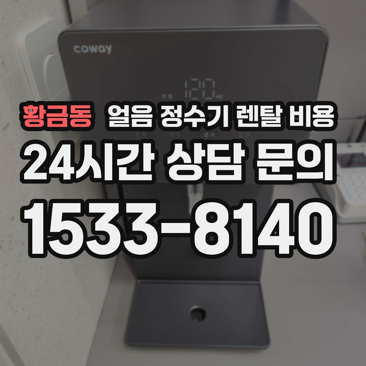 황금동 얼음 정수기 렌탈 비용