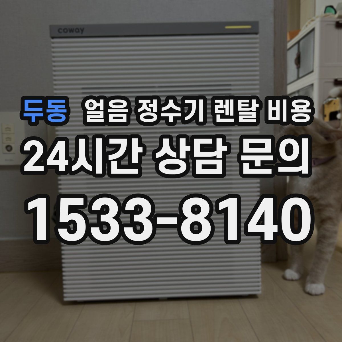 두동 얼음 정수기 렌탈 비용