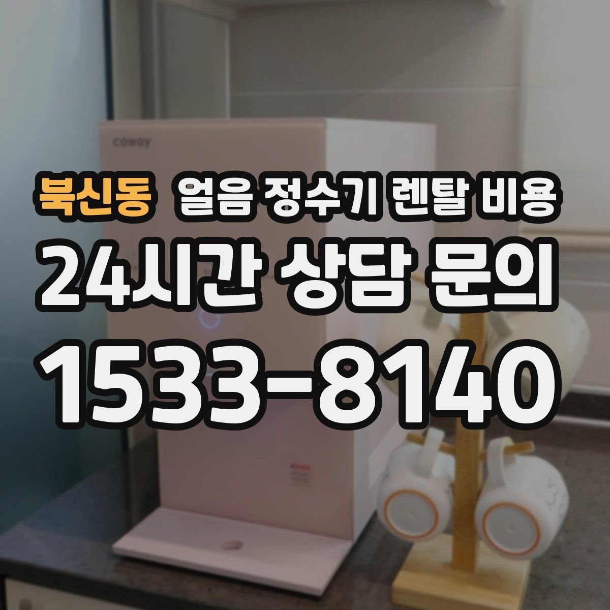 북신동 얼음 정수기 렌탈 비용