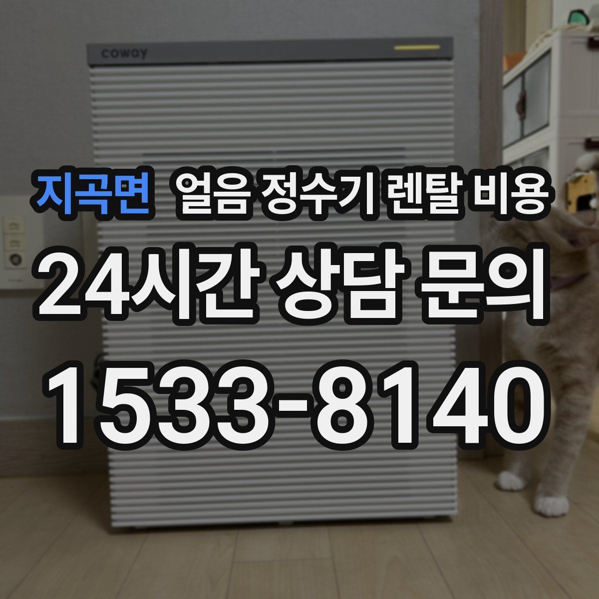 지곡면 얼음 정수기 렌탈 비용