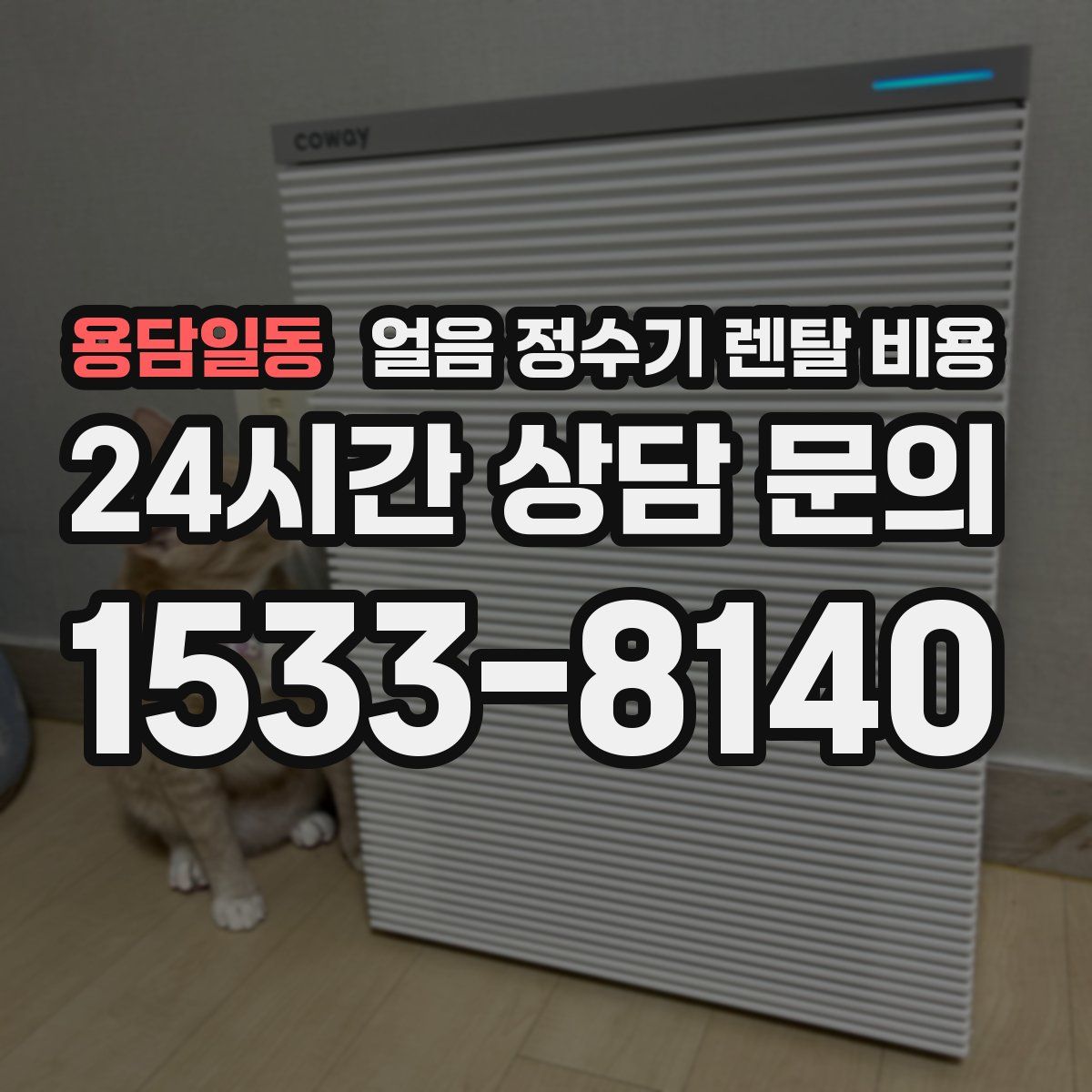 용담일동 얼음 정수기 렌탈 비용