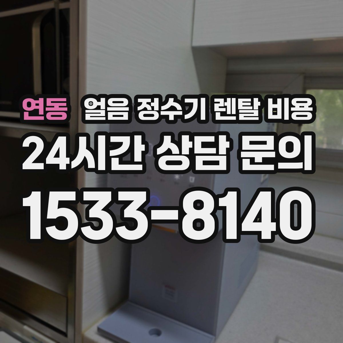 연동 얼음 정수기 렌탈 비용