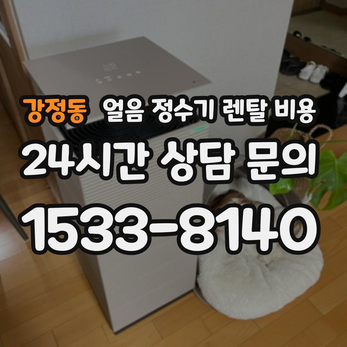 강정동 얼음 정수기 렌탈 비용