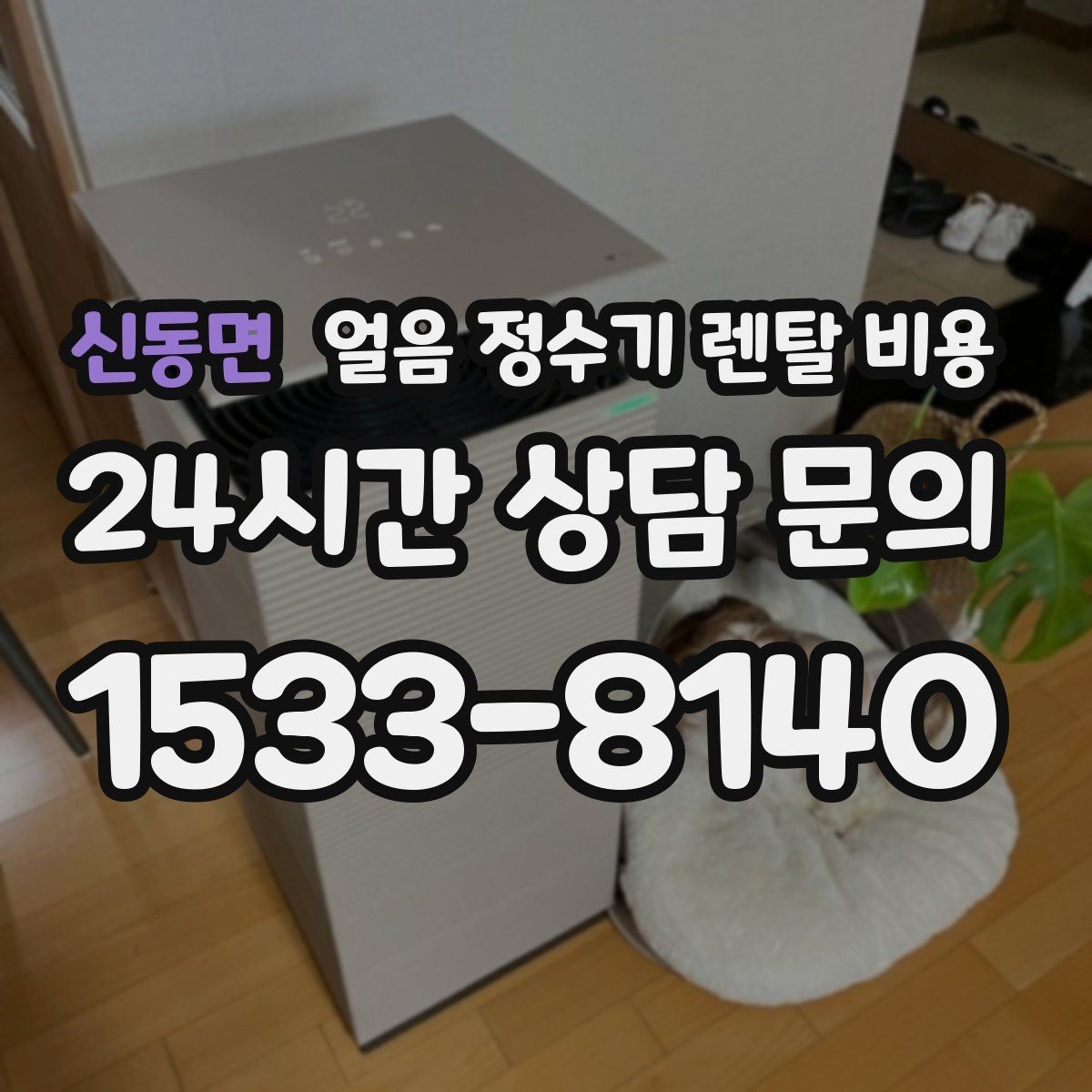 신동면 얼음 정수기 렌탈 비용 싱크대형과 스탠드형 차이